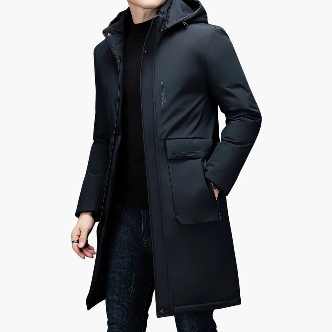 Evan - Stylish winter jacket with hood for men