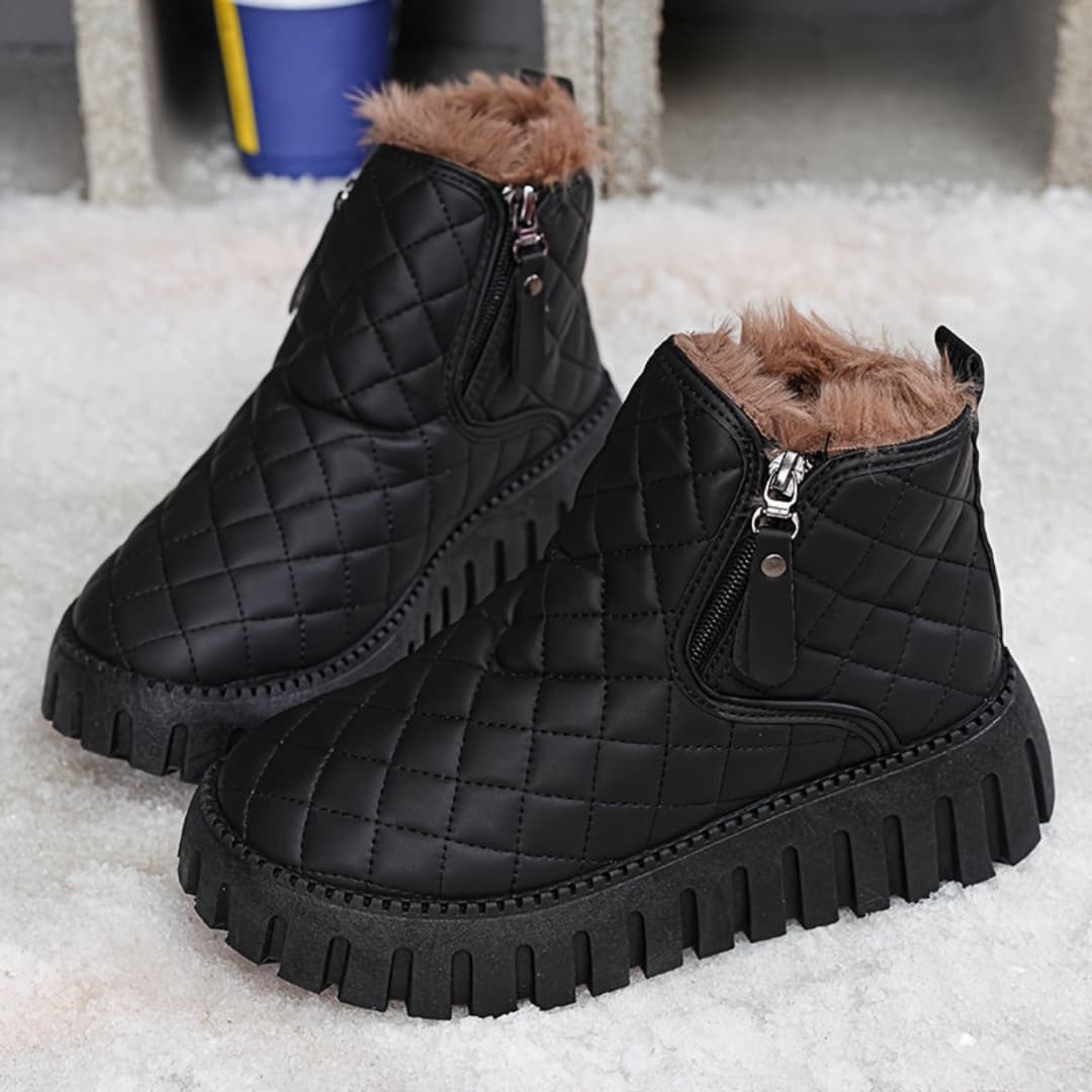 Amelia - Cozy snow boots in cotton for women