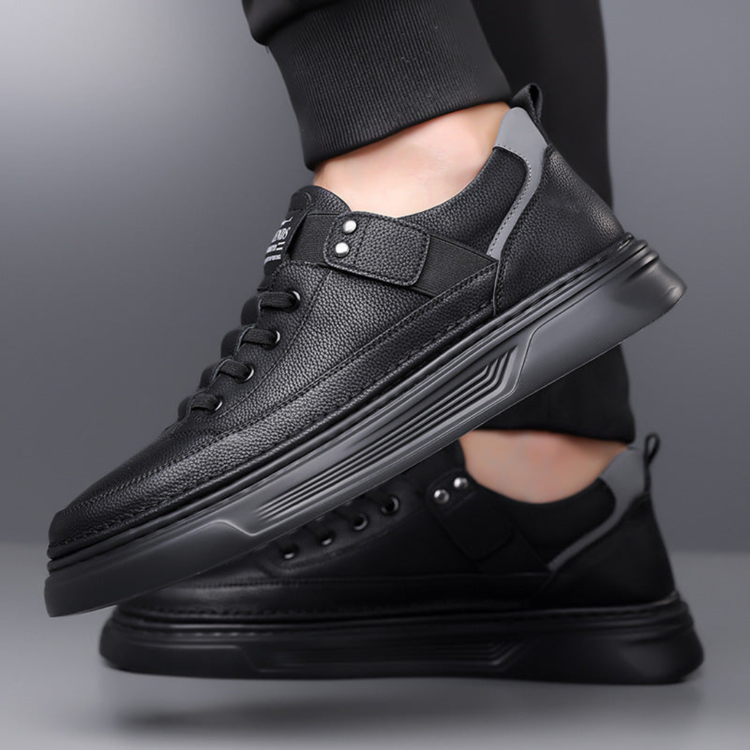 Elias - Versatile leather running shoes for men