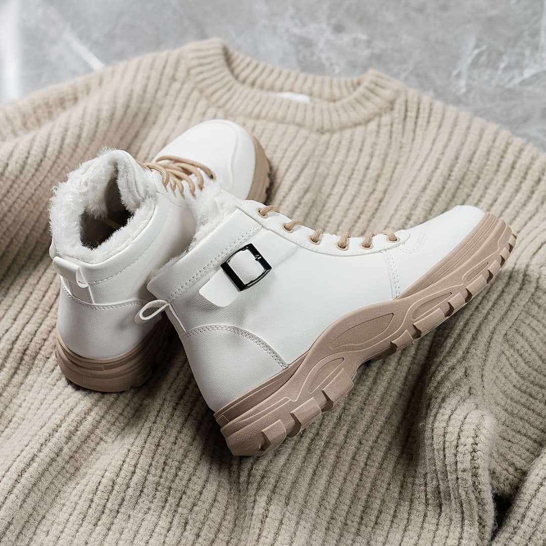 Arctic Elegance Women's Winter Snow Boots Waterproof Non-Slip with Fur Lining