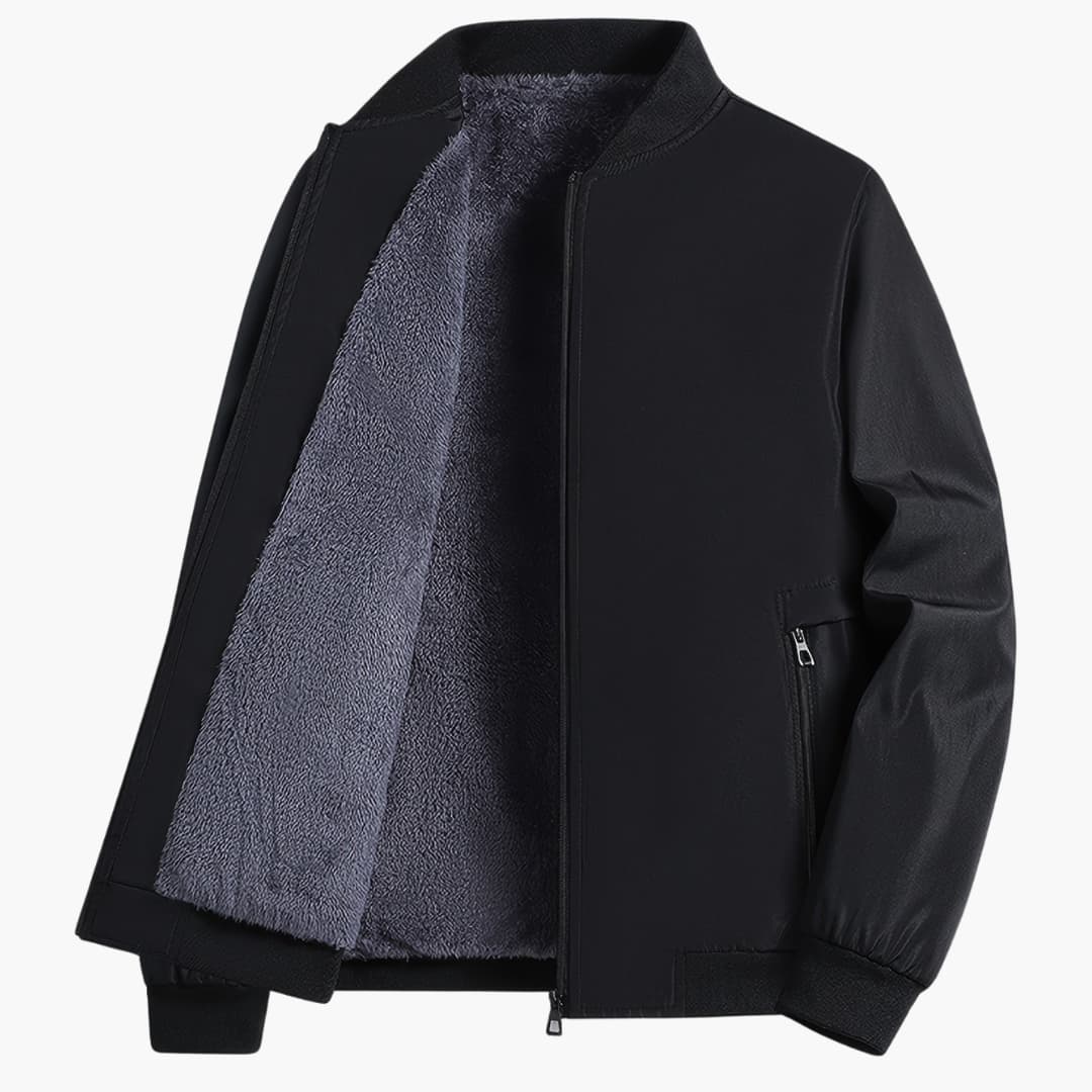 Men's Fleece-lined Casual Jacket Comfortable and Stylish