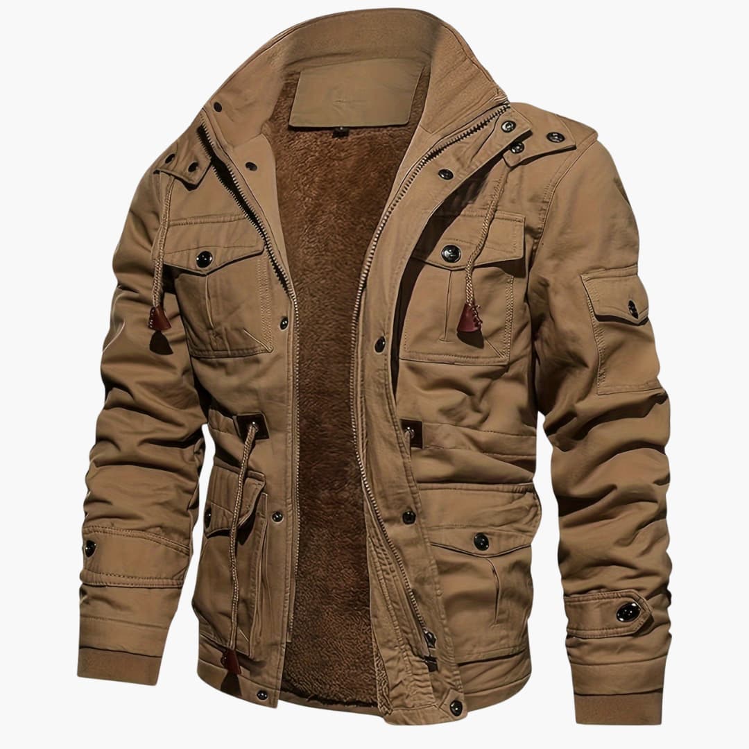 Baptiste - Warm fleece jacket with pockets for men