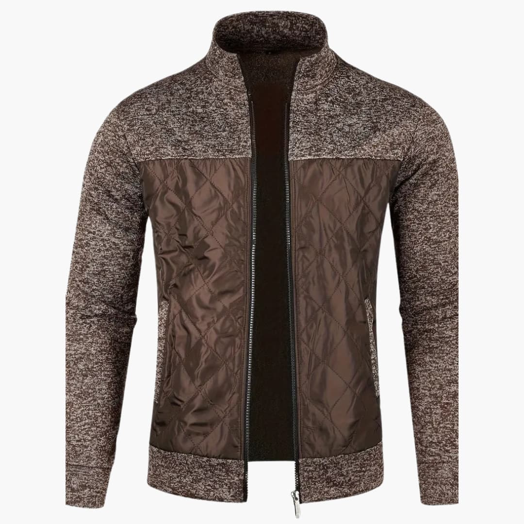 Eugene - Stylish cardigan with full zipper for men