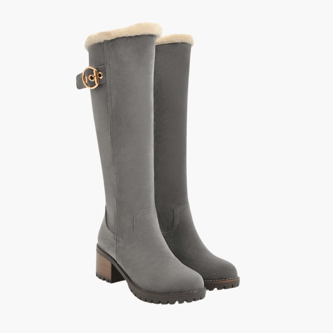 Enya - Comfortable high-heeled boots for women