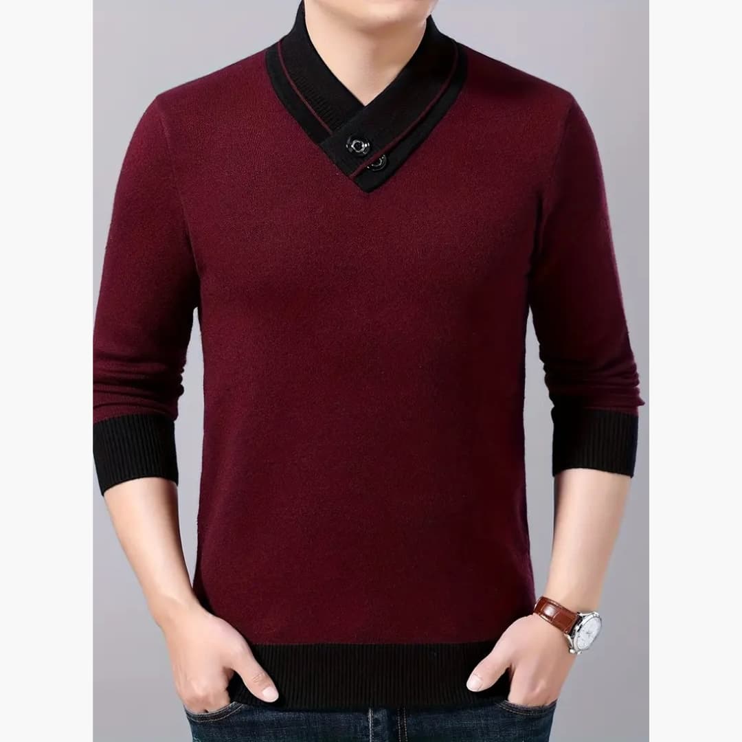 Marcel - Stylish knitted sweater for men