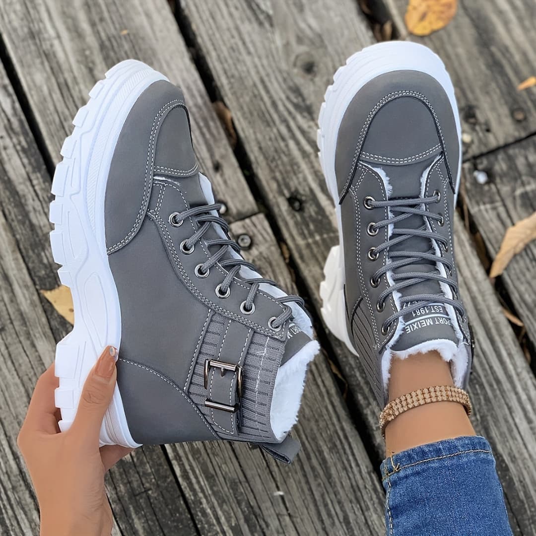 Bella - Casual thermal snow boots in fur for women