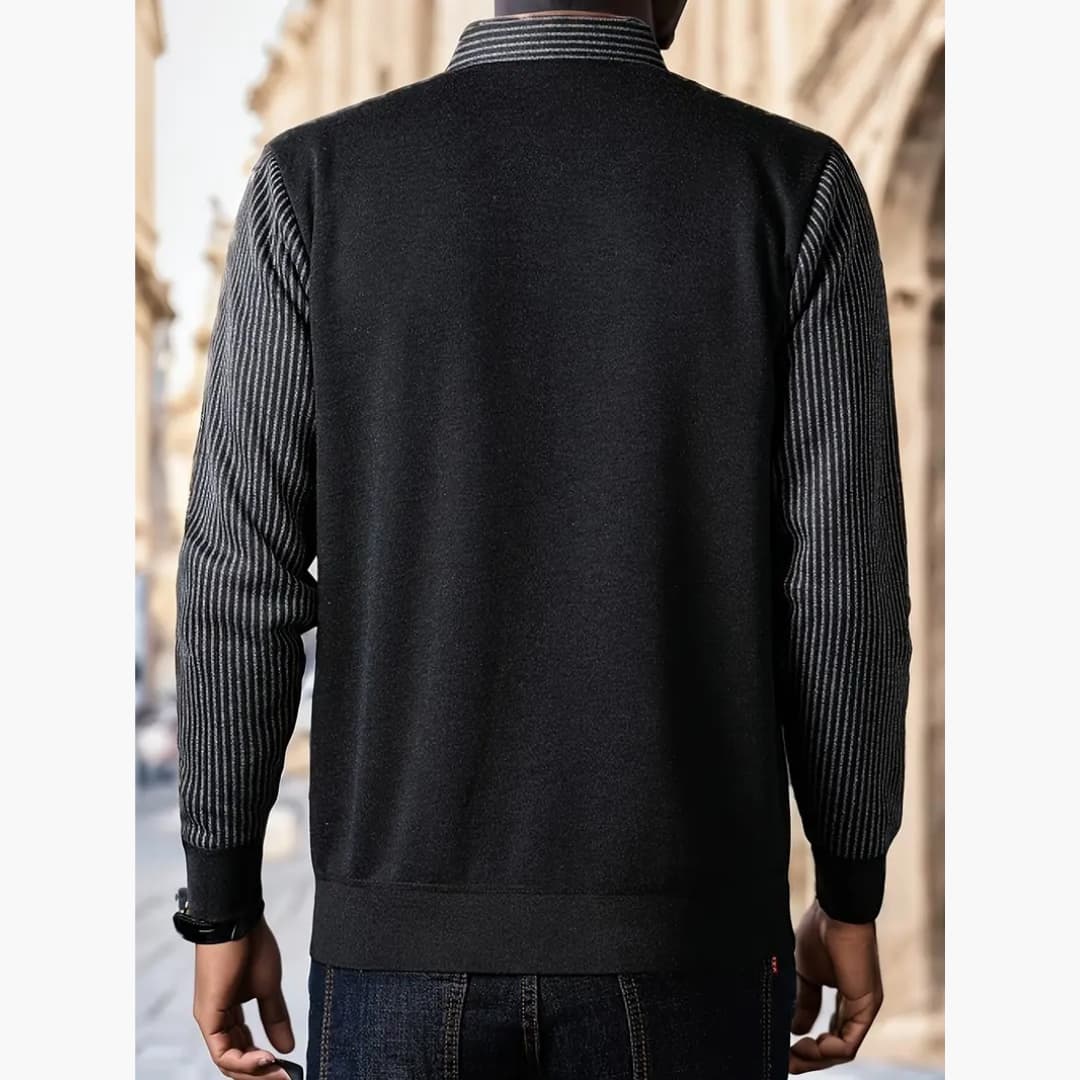 Rafael - Stylish striped knitted sweater for men