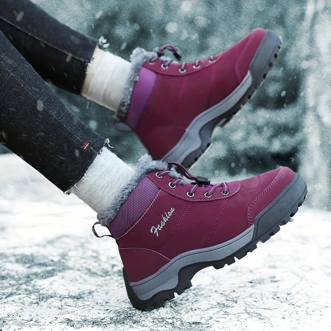 Women's Winter Platform Sneakers Plush Lining Ready for Outdoors