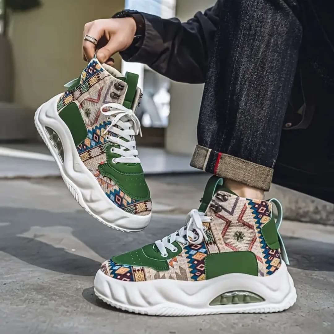 Bart - Trendy high-top sneakers for men