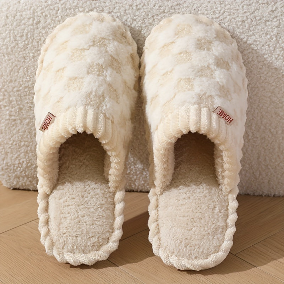 Winter Slippers with Closed Toe Soft and Warm Comfort