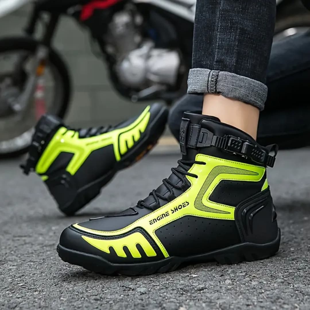 Anselm - Slitesterke motorcycle boots for men