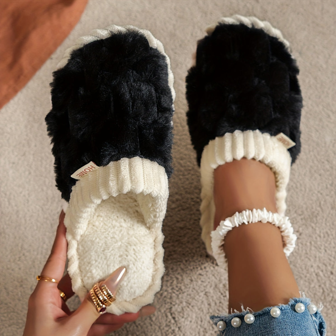 Winter Slippers with Closed Toe Soft and Warm Comfort