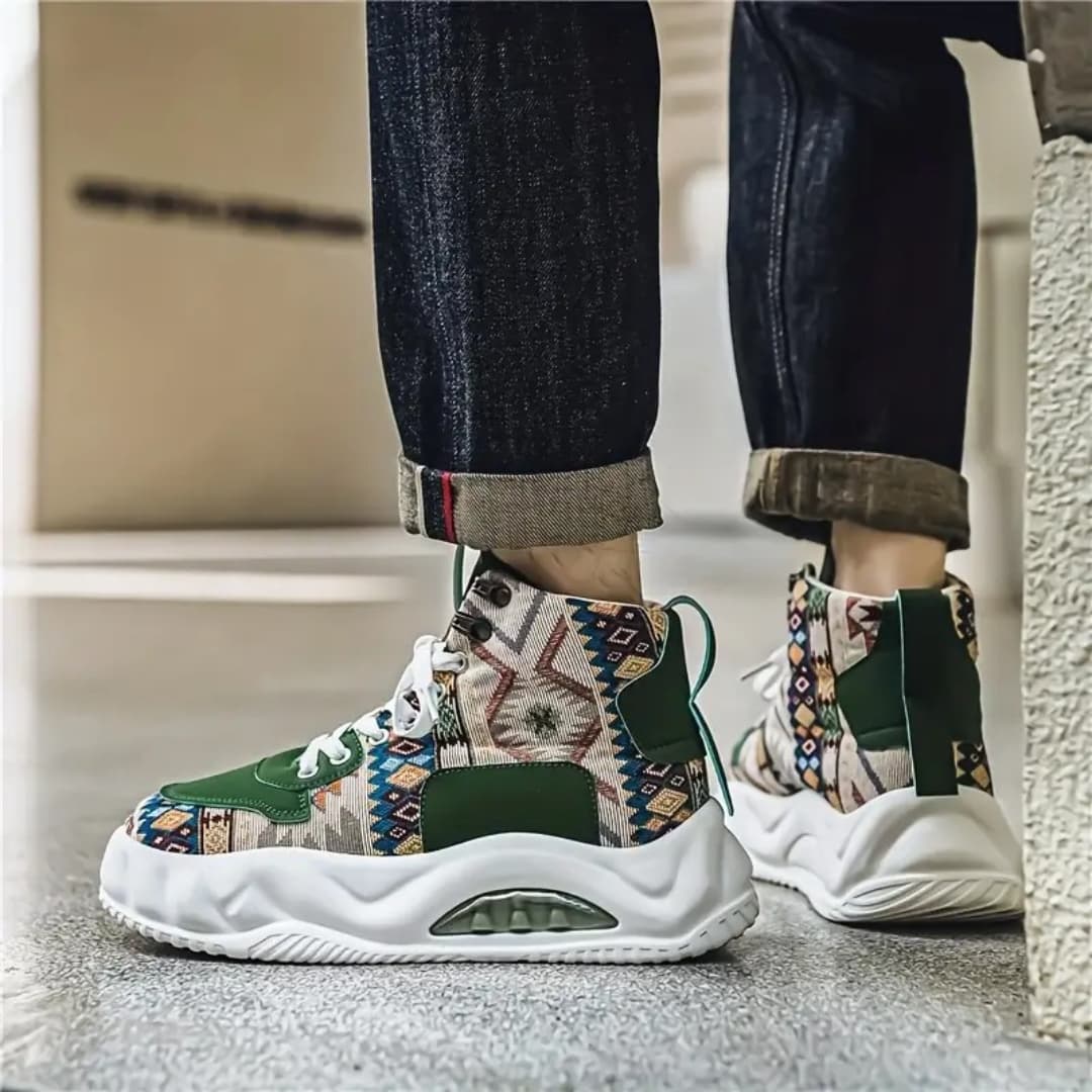 Bart - Trendy high-top sneakers for men