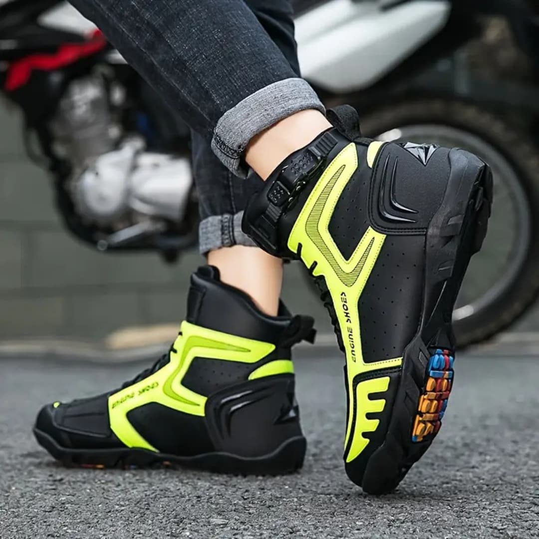 Anselm - Slitesterke motorcycle boots for men