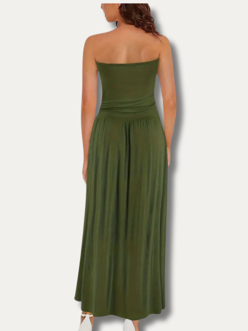 SOLVEIG - Elegant strapless dress