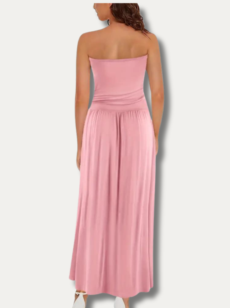 SOLVEIG - Elegant strapless dress