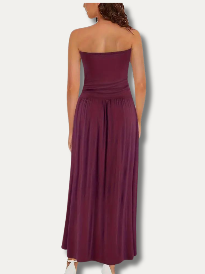 SOLVEIG - Elegant strapless dress