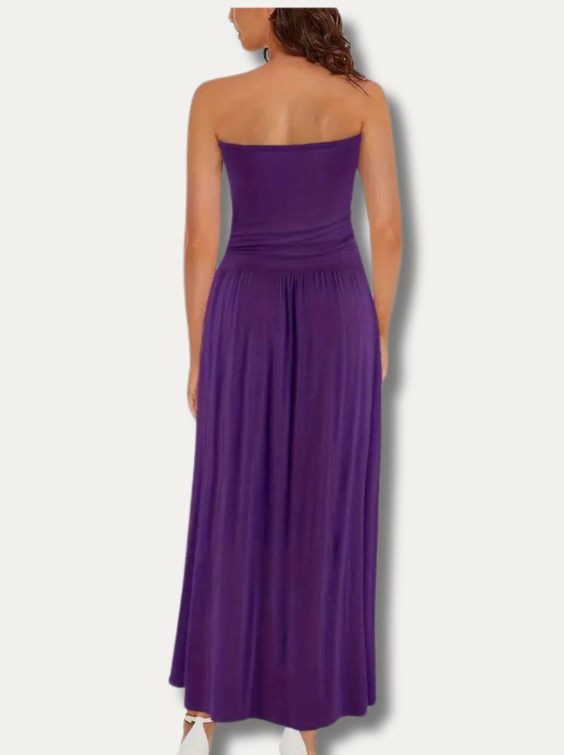 SOLVEIG - Elegant strapless dress