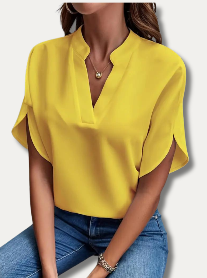 LIV - Blouse with split sleeves