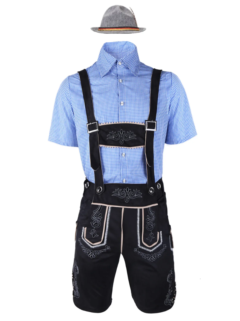 Male German Oktoberfest lederhosen costume