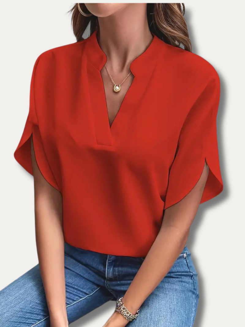 LIV - Blouse with split sleeves