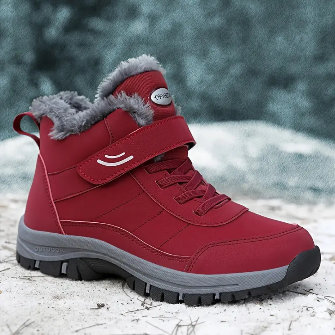 Women's sneakers with plush lining and non-slip sole