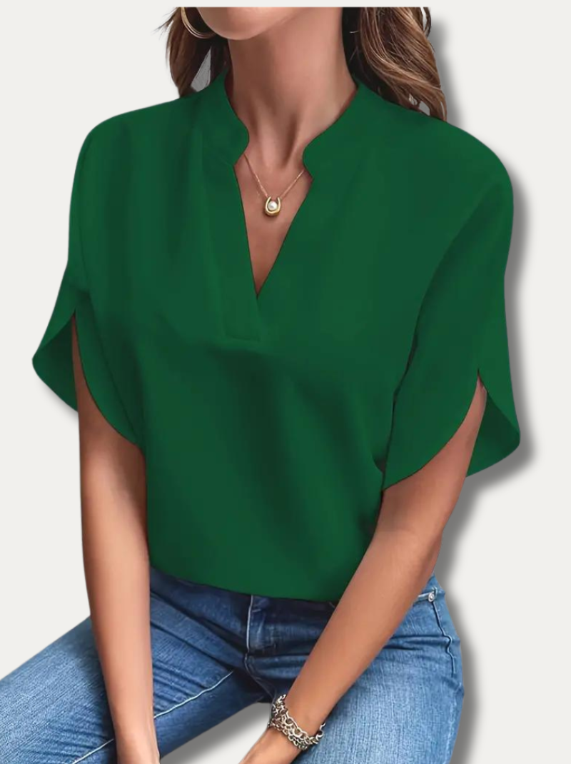 LIV - Blouse with split sleeves