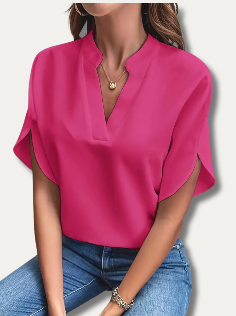 LIV - Blouse with split sleeves