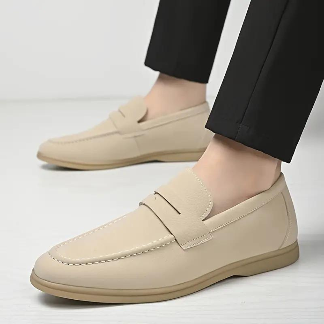 Penny loafer shoes for men