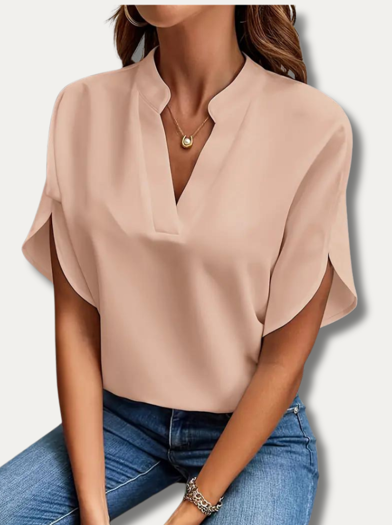 LIV - Blouse with split sleeves
