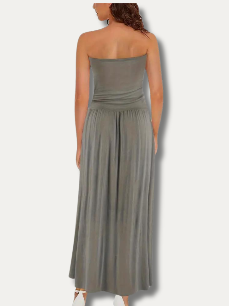 SOLVEIG - Elegant strapless dress