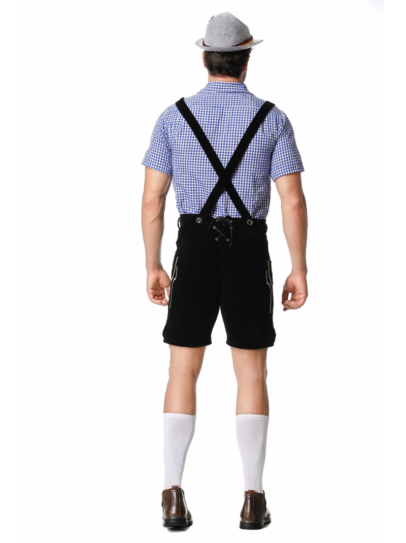 Male German Oktoberfest lederhosen costume