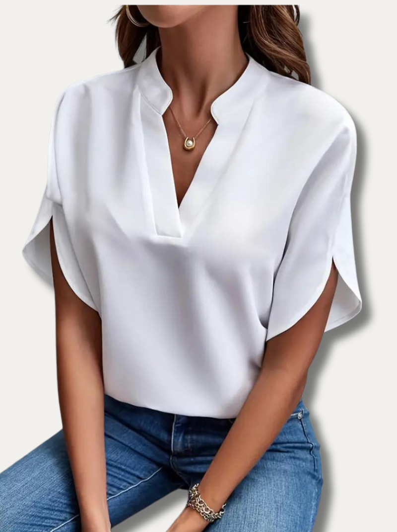 LIV - Blouse with split sleeves