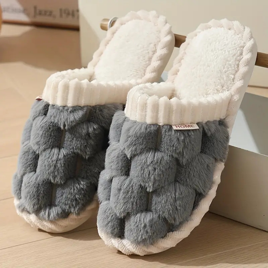 Winter Slippers with Closed Toe Soft and Warm Comfort