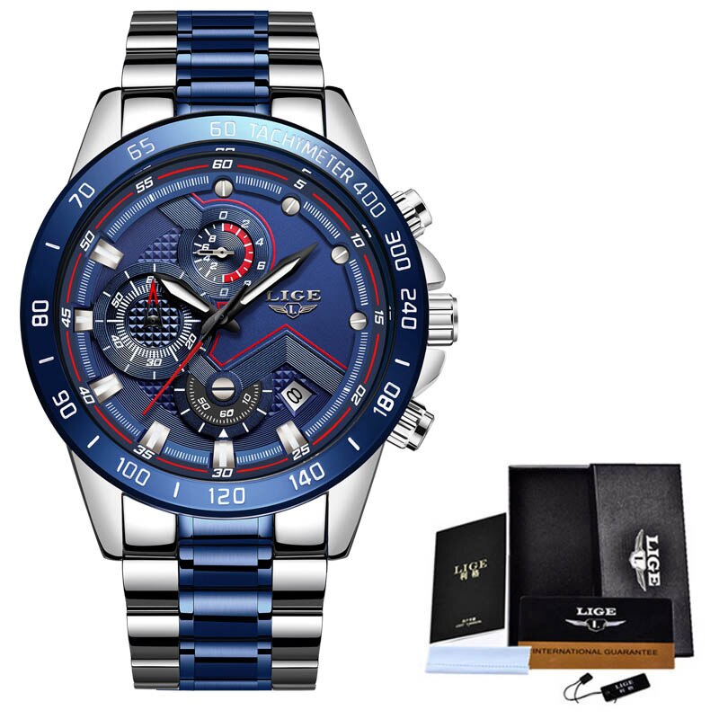 Timeless quartz watch in steel