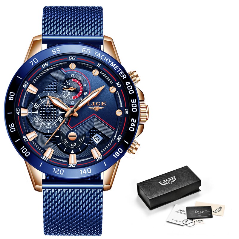 Timeless quartz watch in steel
