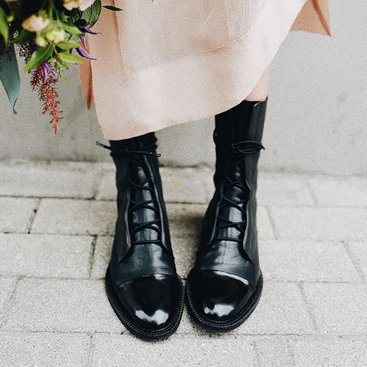 CHRISTINA™ - Vintage boots with heel for women