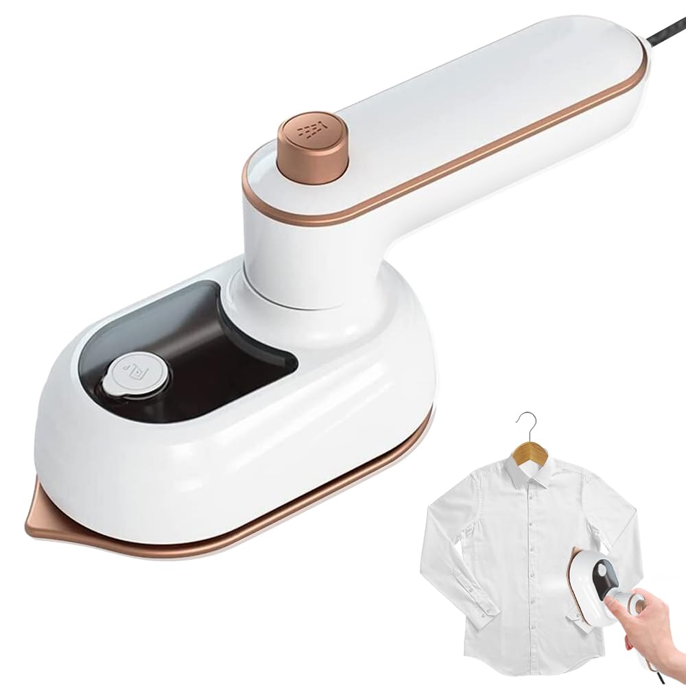 Bærbart 2-i-1 strykejern - Smaragdgrønn eller Hvit