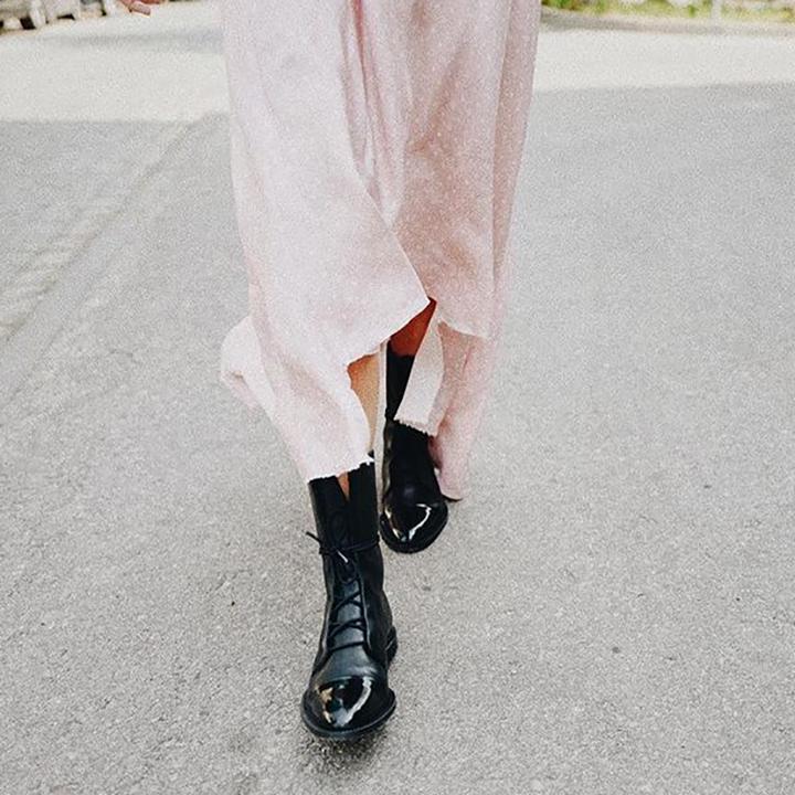 CHRISTINA™ - Vintage boots with heel for women