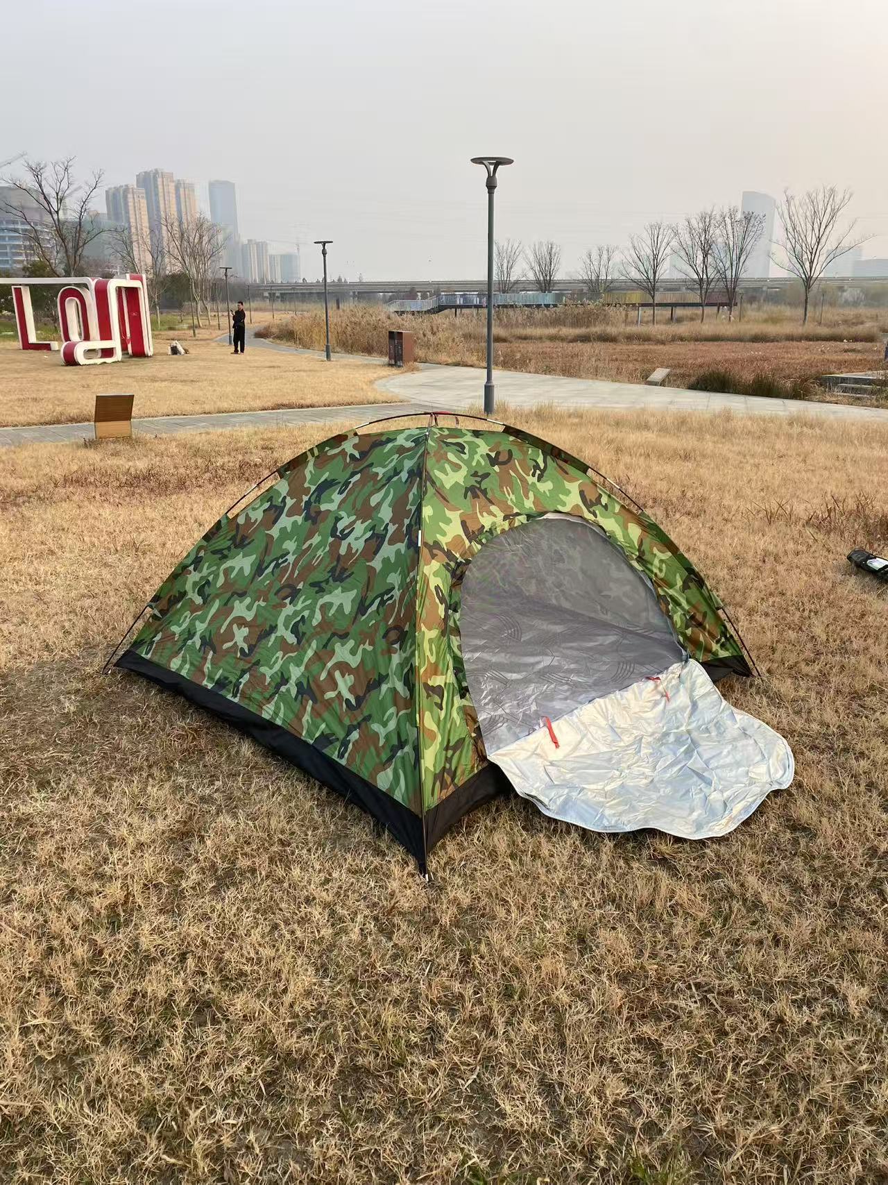 Quick-Up Kamuflasjetelt - Enkel Oppsett | For 3–10 Personer