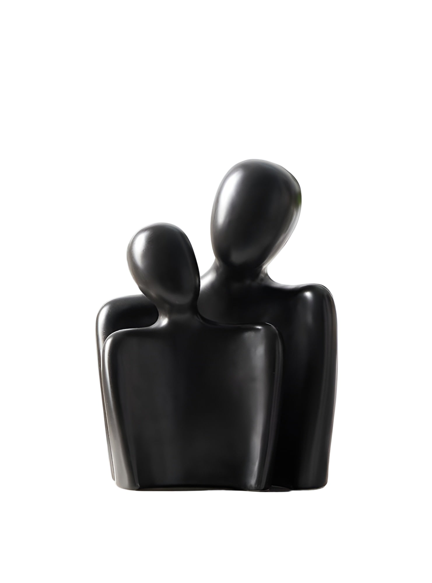 Abstrakt kjærlighetsstatue i moderne design for hjemmedekorasjon. Elegant skulptur som interiørdetalj.