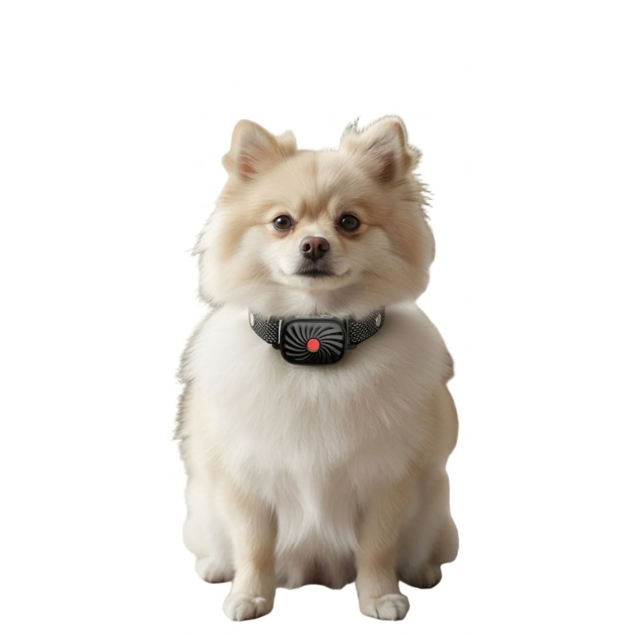 Anti-bjeff halsbånd for små hunder og valper, hjelper med bjeffekontroll og effektiv hundetrening.