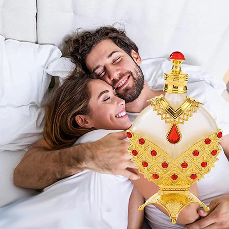"Ara Dubai parfymeolje i elegant flakong med florale noter, langvarig duft, perfekt for enhver anledning."
