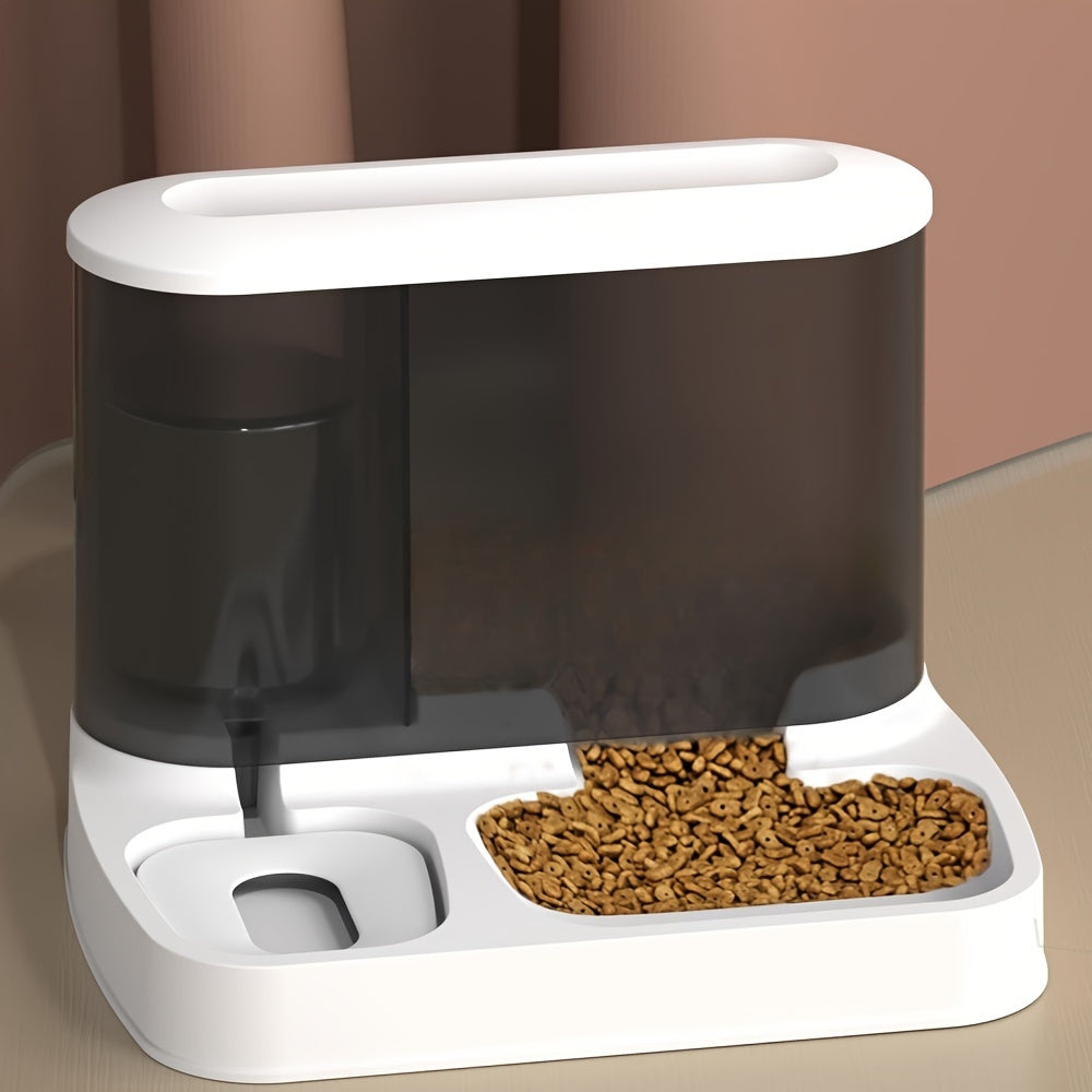 Gravitasjonsfôrer fyller kattematskålen automatisk, enkel og praktisk fôrdispenser for katt.