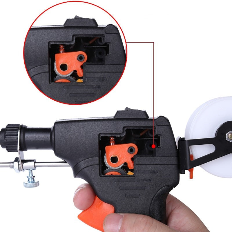 Ergonomisk loddepistol for komfortabel og langvarig bruk i elektronikkprosjekter.