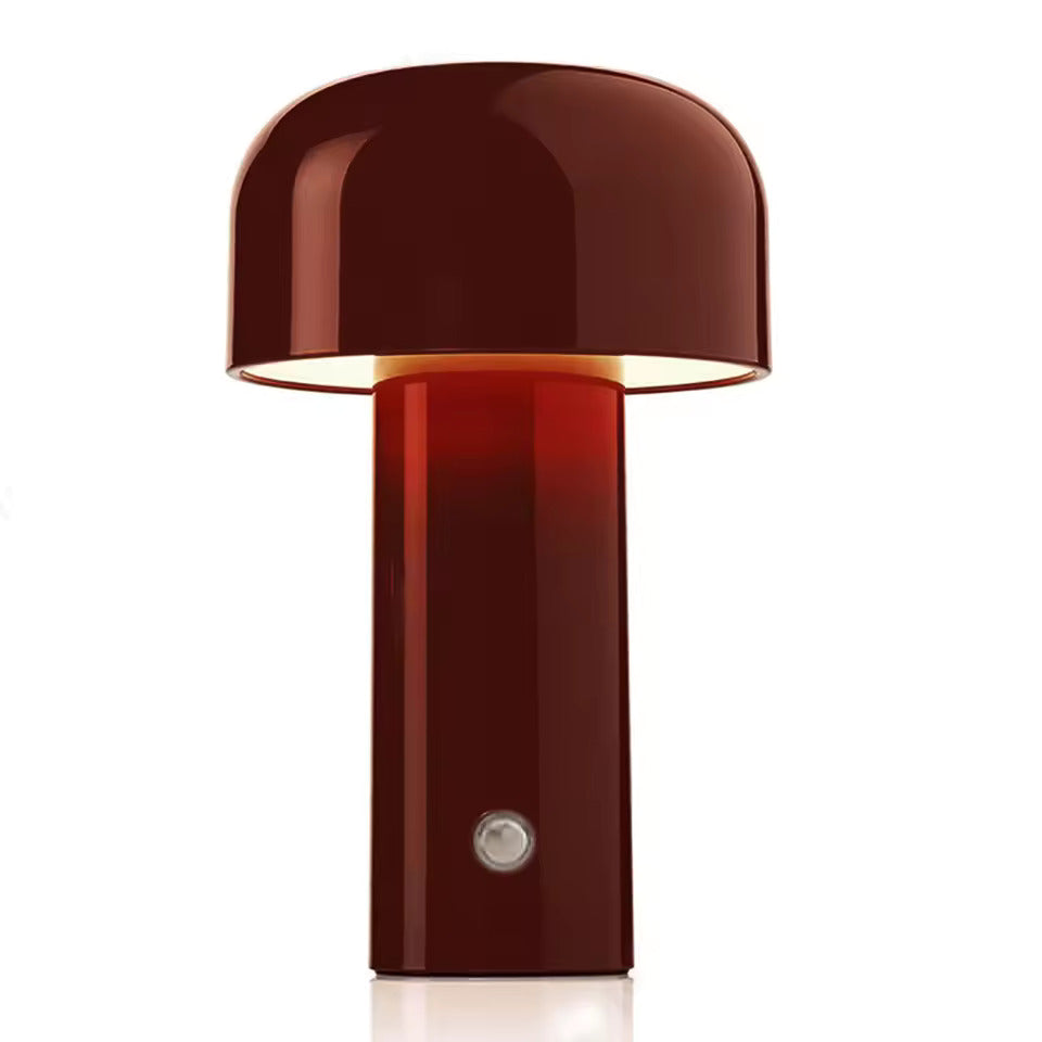 Lyssterk og bærbar LED nattbordslampe, enkel å flytte og lade med USB.