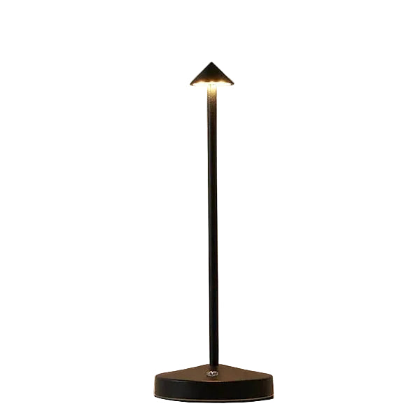 Bærbar LED-stemningslampe med minimalistisk design. Moderne belysning for koselig hjemmeinnredning.