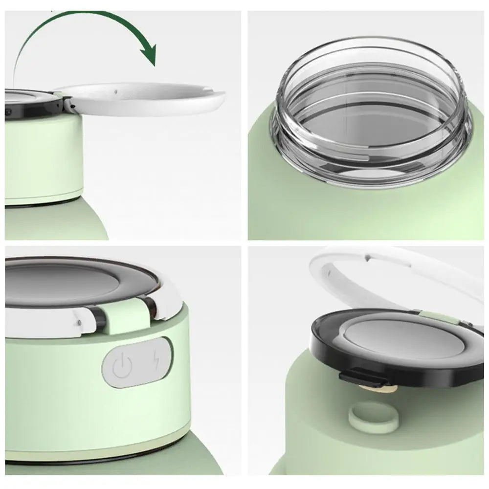 Praktisk reiseblender for smoothies. USB-ladbar mini blender perfekt for trening, kontor og friske drikker.