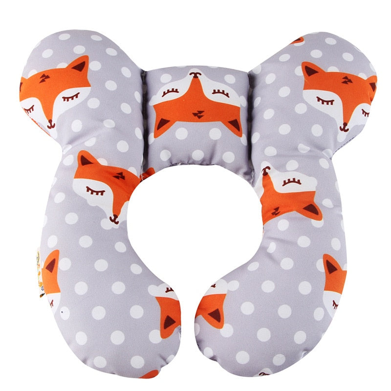 Baby Reise Nakkepute i Organisk Bomull, myk og ergonomisk for optimal sovekomfort under reise.