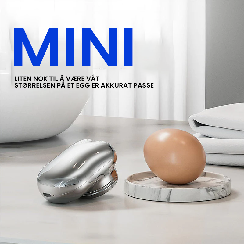 "Bærbar USB barbermaskin i stilig design, IPX7 vanntett, mini, kompakt og effektiv for både våt og tørr barbering."